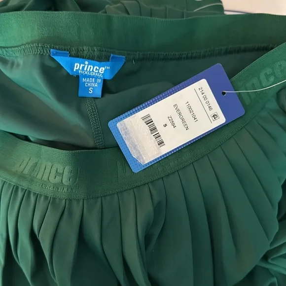Prince x Target pickleball collection green pleated skirt skort S M L - Picture 9 of 11